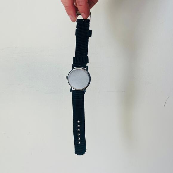 Black Analog Watch Unisex Minimalist Streetwear Style Quartz New - Picture 9 of 11